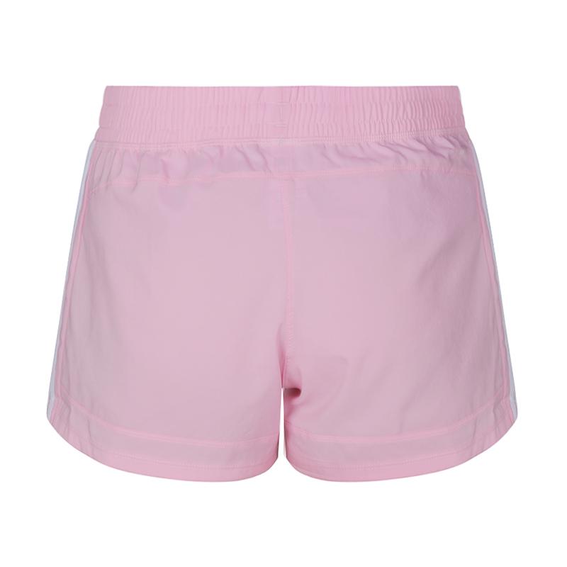 Adidas Pacer 3S Wvn Comfortable Solid Color Elastic Sports Shorts Women Shorts Pink EI8344