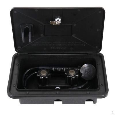 RV Exterior Spray Box with Hand Held Sprayer for Boat Campers