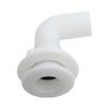90° Boat Hose Pipe Elbow Bilge Pump Drain Bilge Drain Outlet Check Valve Marine Drainage Outlet Yacht Bilge Drainage Outlet