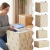 Foldable Clothes Storage Bins Large Capacity With Handle Wardrobe Sorting Storage Bucket Dust-Proof Quilt Storage Bag for Home