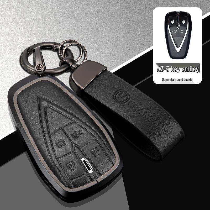 Changan Car Key Cover for Third Gen CS75 Plus, Yidong Plus, CS55, and CS35 Plus