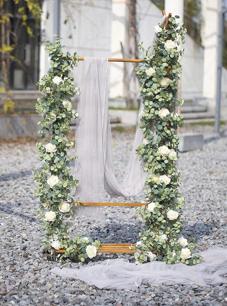 2-Meter Artificial Rose & Camellia Vine for Wedding Flower Walls & Home Table Decor