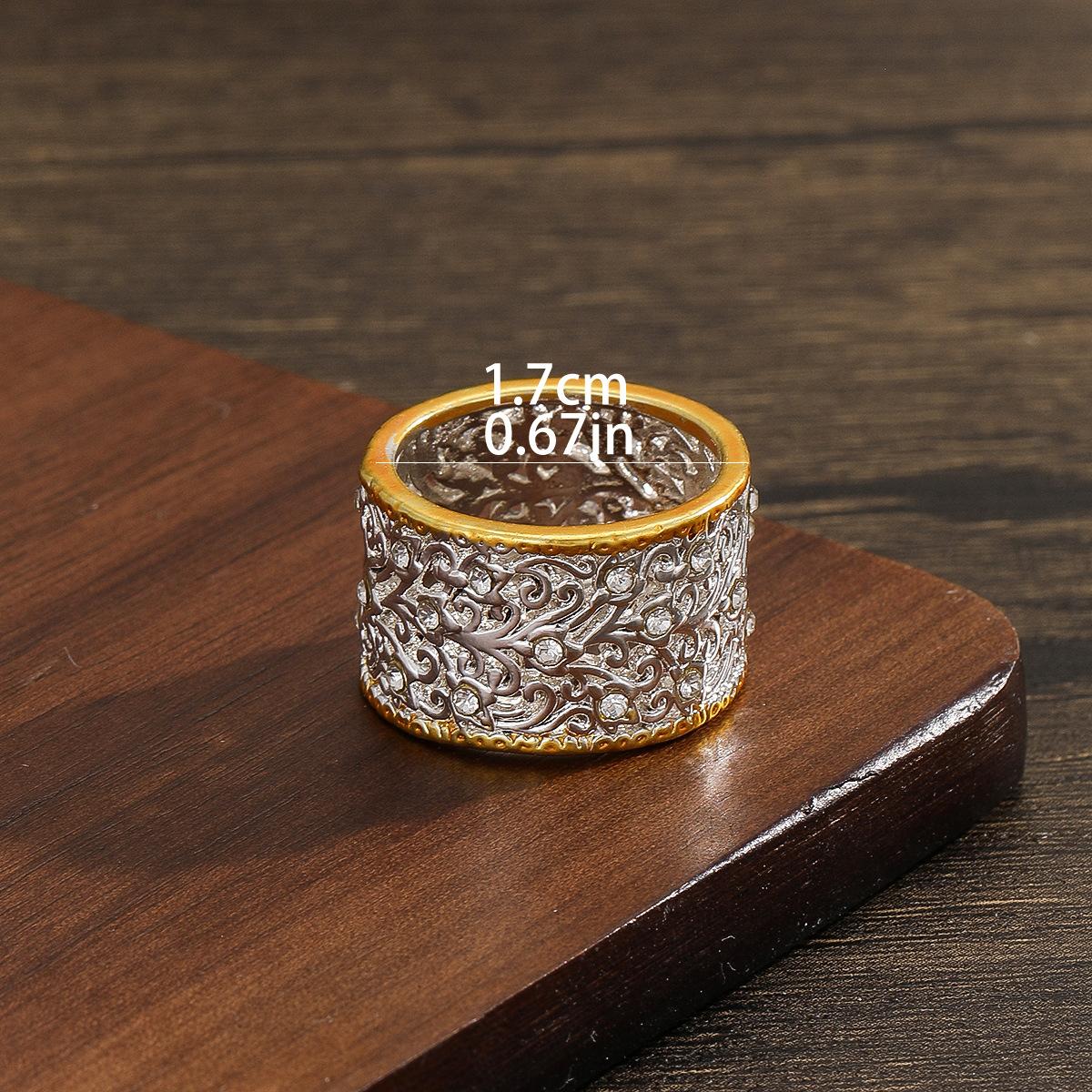 

Роскошное новое легкое роскошное ажурное ретро-кольцо с узором высокого класса, женское кольцо No. 11