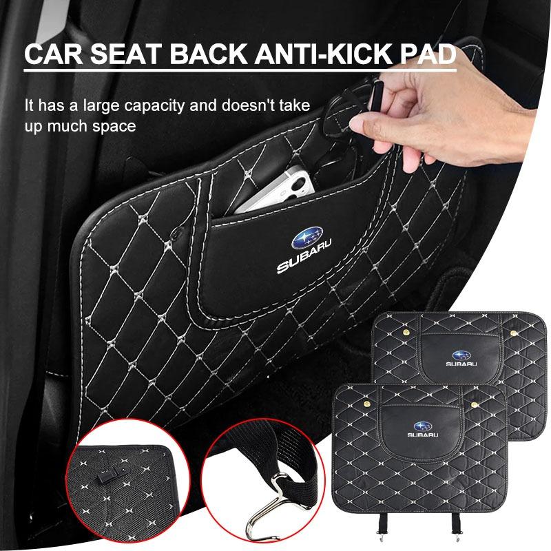 Car Seat Back Storage Protective Pad Prevent Kick Mat For Subaru Legacy LEVORG WRX Outback XV Forester Ascent Exiga SOLTERRA Tribeca