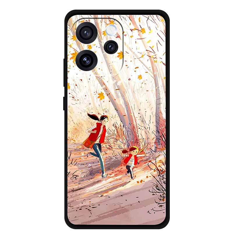 Phone Case for Oppo Reno15 Soft TPU Silicone Cover for OPPO PLW110 6.32" Black Case For Oppo Reno 15 5G Fashion Cool Coque Shell