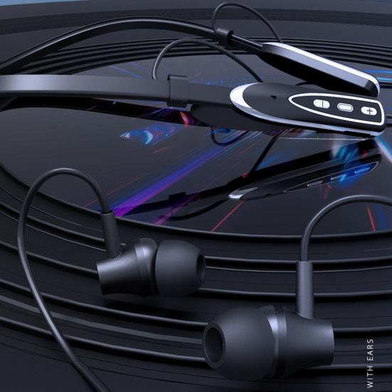 BL-01 Earphone In-ear Sweatproof ABS Wireless Neck Hanging Stereo Bluetooth-compatible 5.0 Headset for Sports