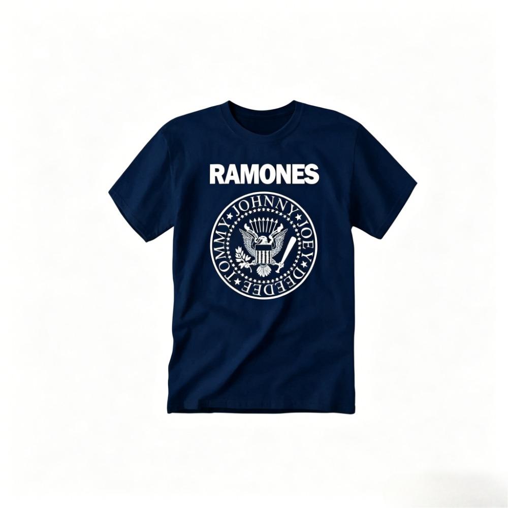 Sommer Das Ramones Punk Rock Band T-Shirt Tee Herrenbekleidung und Damenbekleidung für Erwachsene