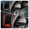 For Scion tC 2005 2006 2007 2008 2009 2010 Real Soft Carbon Fiber LHD RHD Car Interior Trim Side Air Outlets of Center Console