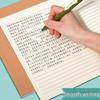 A5 Kraft Paper Stitched Notebook for Chinese, Math, and English Practice