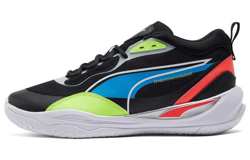 Puma Playmaker Pro  Jet Black Lime Squeeze  44.5