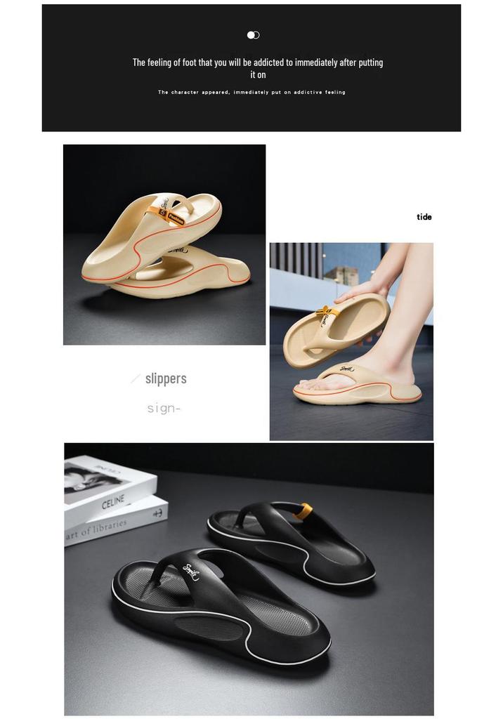 2024 Summer Lightweight Trendy Men's Flip-flops for Outdoor & Beach