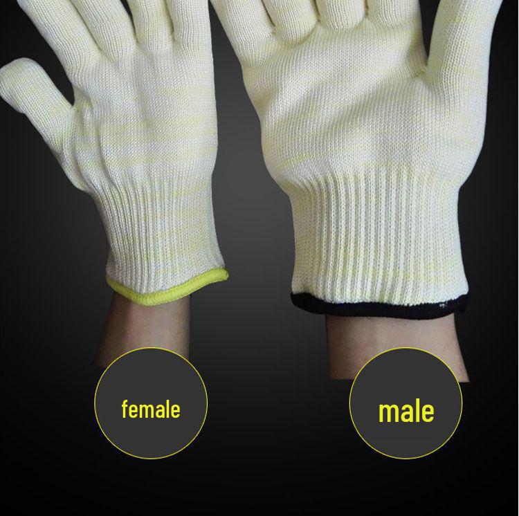 Double Layer Aramid Heat Resistant Gloves – 500°F Oven, 300°F Kitchen Protection