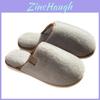 Indoor Cotton Slippers For Women Men With Nonslip Sole And Warm Plush For Autumn Winter Comfort