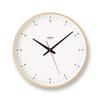Analog Wall Natural Wood Plywood Clock Diameter Clock, Finish, T1-017(1), Natural, 30.5cm