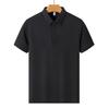 Teluoman Unisex Ice Ion Seamless Short Sleeve Polo Shirt