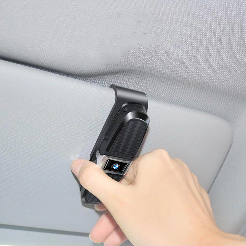 For BMW E88 Car Glasses Clip Sun Visor Eyeglasses Sunglasses Holder Auto Interior Accessories For BMW Performance F30 I4 X3 F10 E90 F20 E39