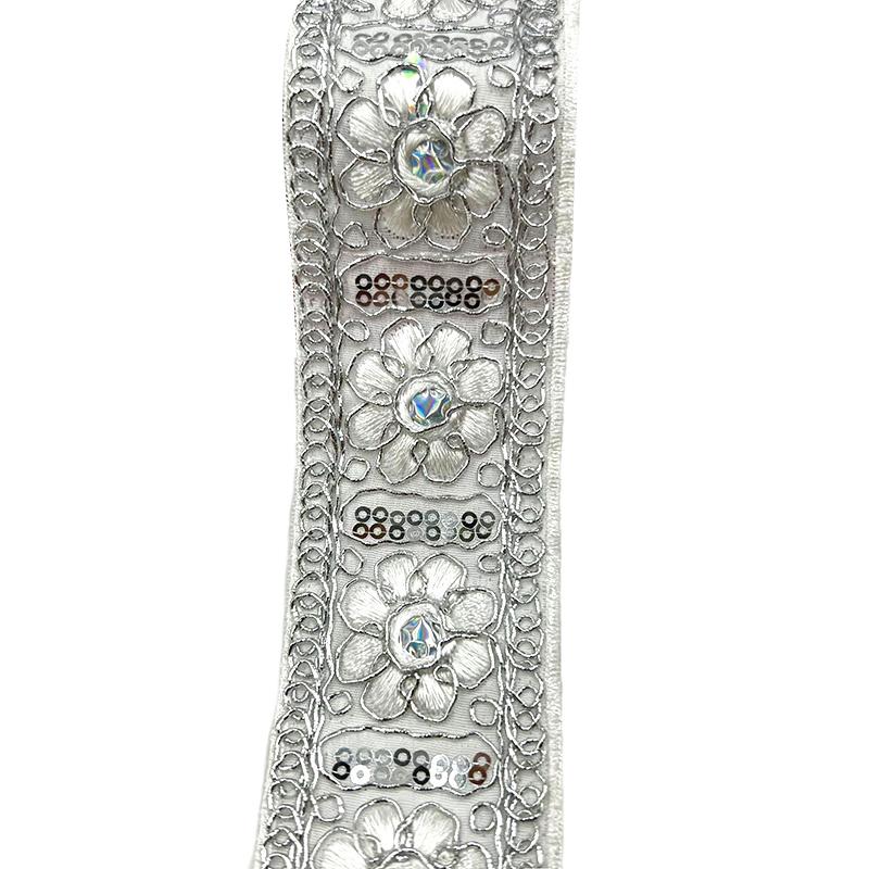 4.5cmx10Yards DIY Materials Bohemian Style Sewing Accessories Multi-Function Floral Embroidery Curtain Decor Multiple Colors