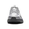 Li Ning Despreocupado V3 Aumento de Altura Transpirables Rebote Caña Baja Zapatillas para Correr Hombre Blanco Plata ARXW023-4