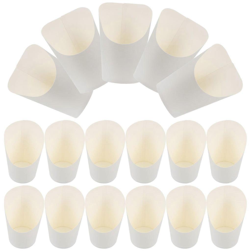 50pcs Disposable Snacks French Fry Cups Portable Snacks Holders Frying Food Cups Snack Accessory