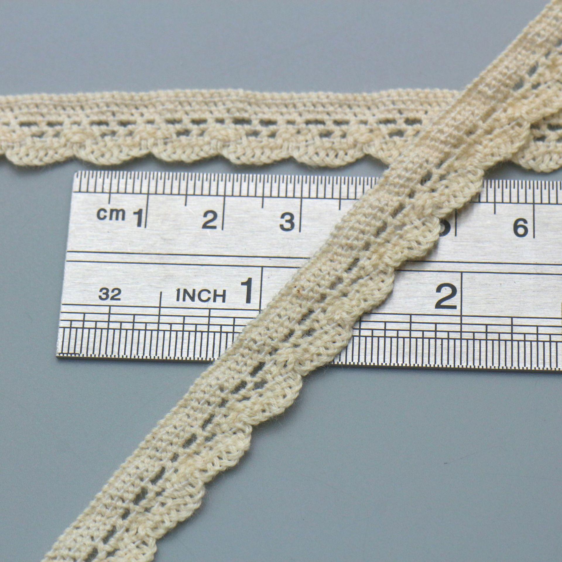 Cotton Thread Lace Women S Clothing Accessories Unilateral Elastic Hollow Sofa Curtain Doll Skirt Lace Webbing S0322