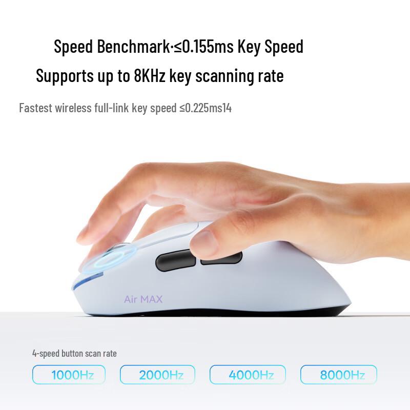 Rapoo VT3sAirMAX 2nd Gen Dual-Mode 8K Gaming Mouse