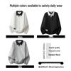 CHOCOOLATEit Unisex Polo Neck Loose Fit Sweatshirt