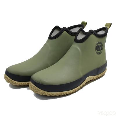Moda Primavera Autunno Scarpe da Pioggia Impermeabili Antiscivolo da Uomo per Esterno Leggere Stivaletti Corti Versatili per Pesca Stivali da Pioggia