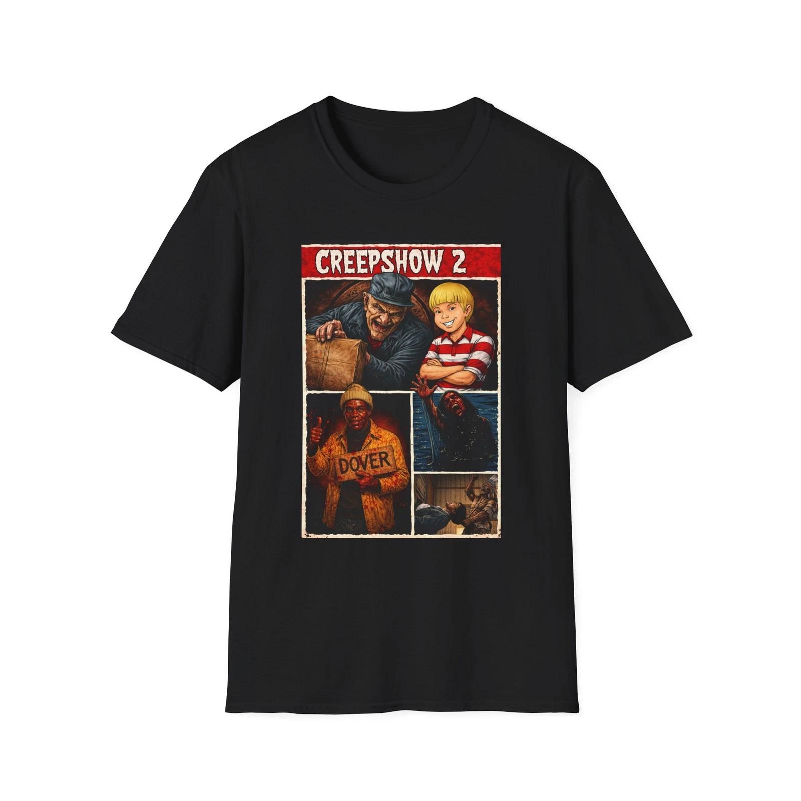 Creepshow 2 Movie T-Shirt | Horror Film Collage XL