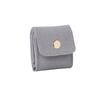Premium Ring Storage Box Small Portable Travel Stud Earrings Jewelry Light Luxury Pu Jewelry Storage Flannel Bag