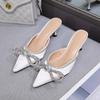High Heels Shoes For Women  Women Summer Ankle Strap Heels Shoes Red Bottoms For Women Satin Platform Heels Lady Shoes