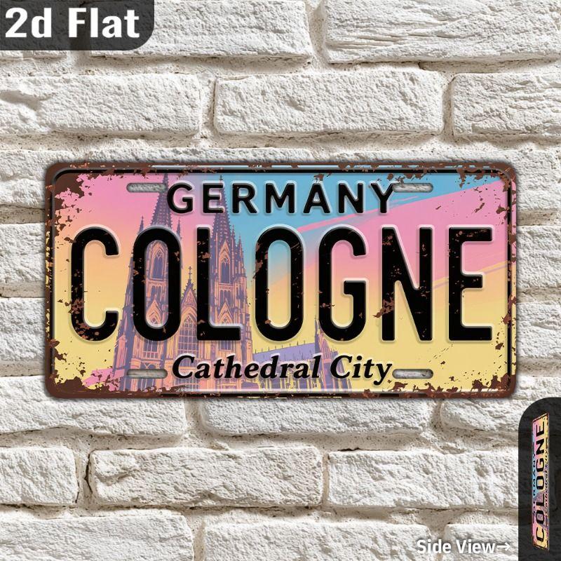 Retro Metal Aluminum Signs for Garage Yard Garden Cafe Bar Decor