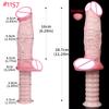 FAAK Dual Layer Silicone Realistic dildo Screw Handle Penis with Sucker Sex Toys For Women Vagina Anal Stimulate Sex Shop