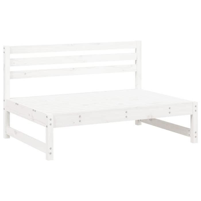 VidaXL Salon de Jardin 6 pcs, Canapés Centraux avec Dossier, Mobilier d'Extérieur, Ensemble de Meubles de Patio Terrasse, 3186614