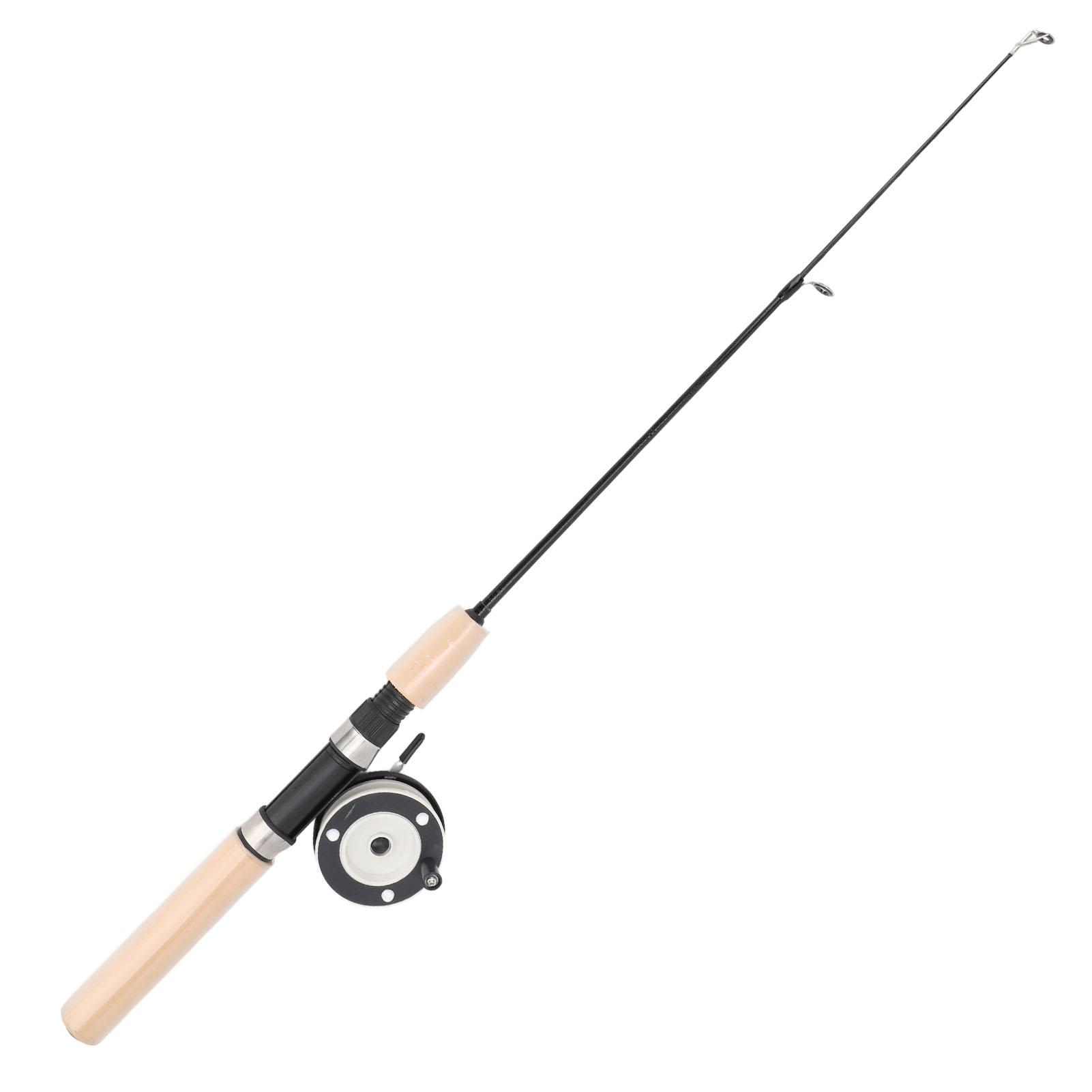 

Набор удилища и катушки для зимней рыбалки 65 см Плавное вращение Удобная рукоятка Нескользящие спиннинговые наборы для зимней рыбалки на форель