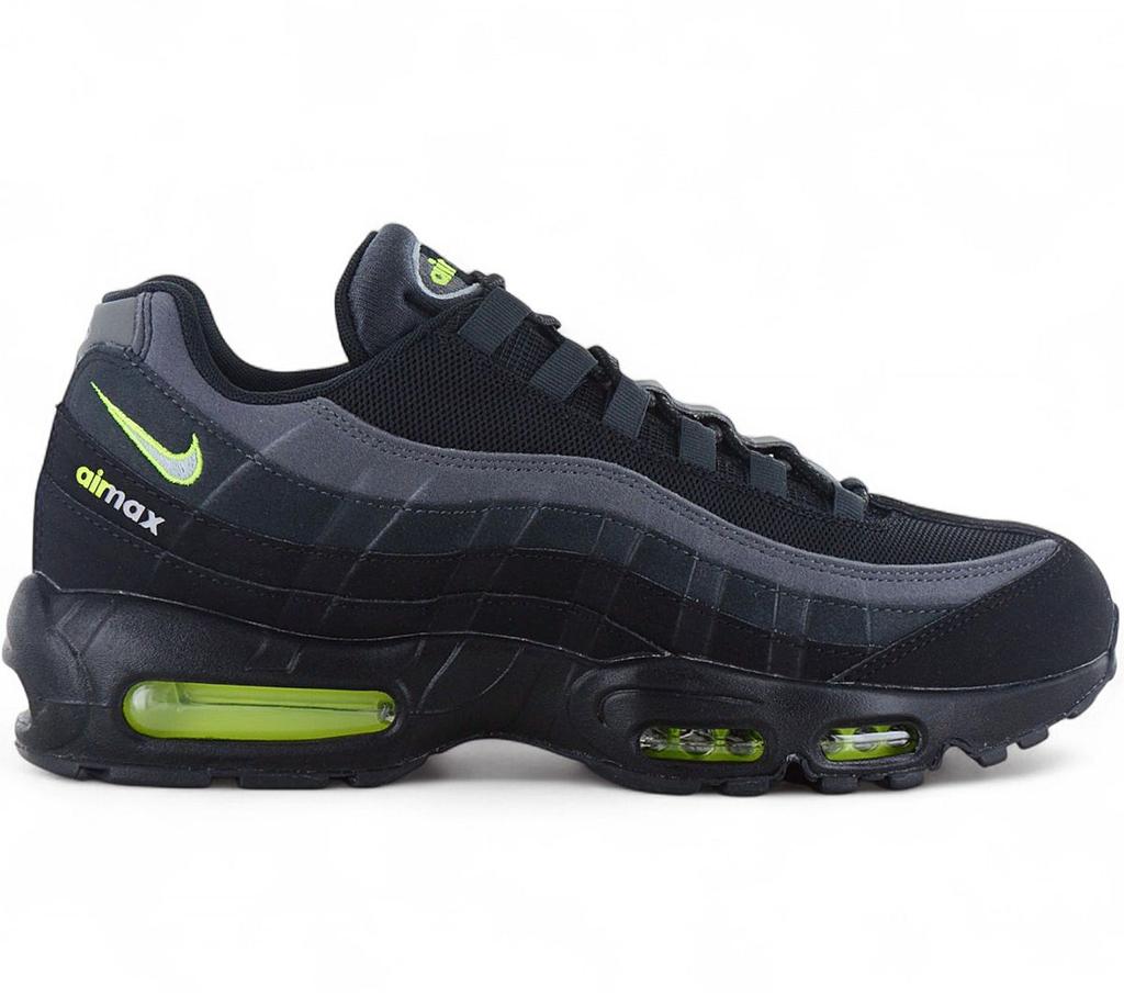Nike Air Max 95 - Retro Logo - Herre Sneakers Sko Svart CV1635-002 ORIGINAL
