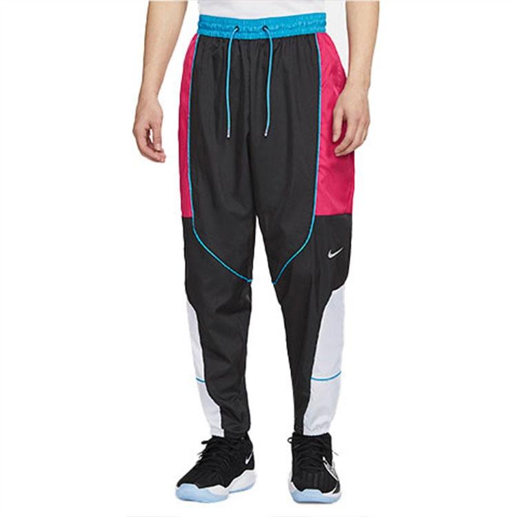 Nike Knitted Sweatpants Men's Raspberry Red Moderate Cuffed Pants CV1915-615