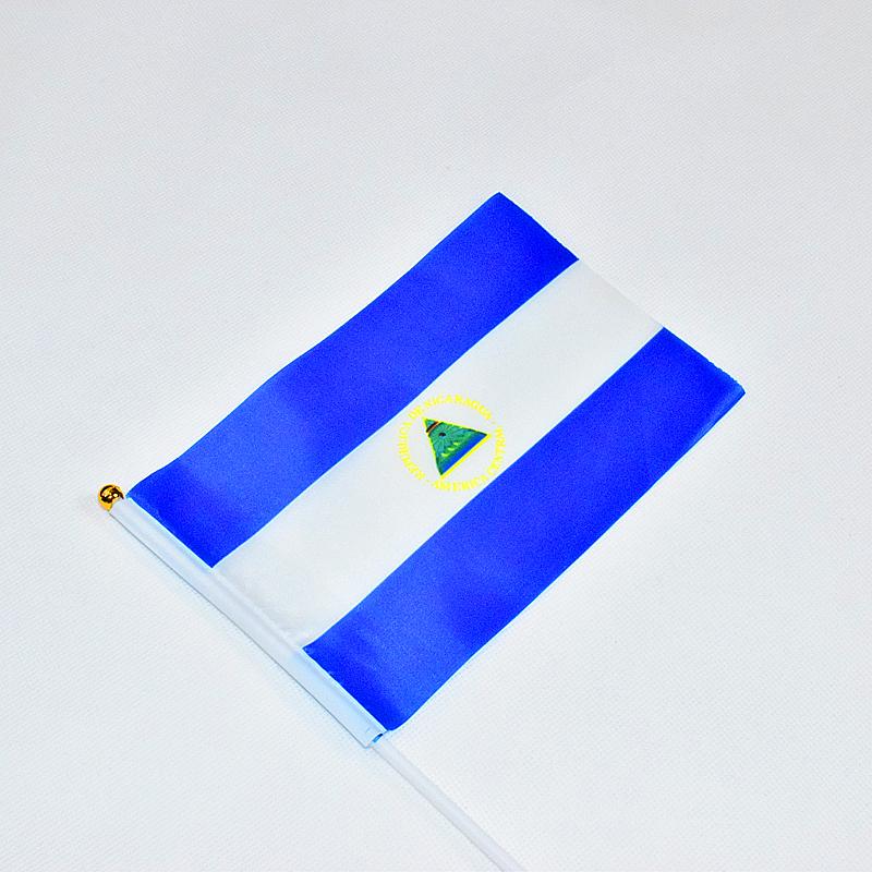 Nicaragua 10pieces of 14*21 Cm Hand-waving Flags