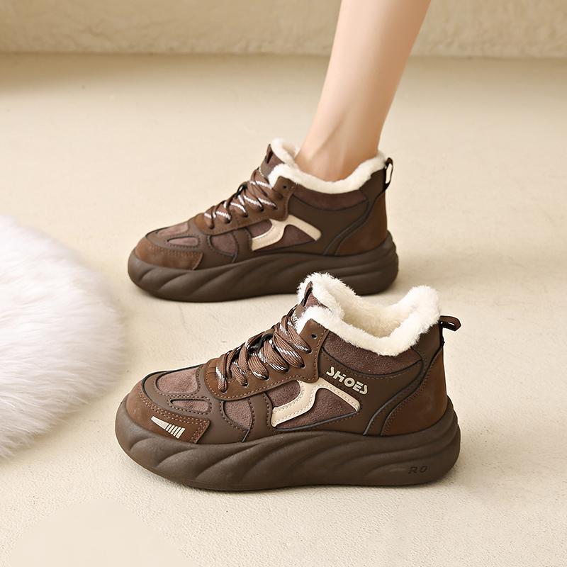 Harbin velvet thickened cotton shoes new winter high-top warm sports shoes snow boots