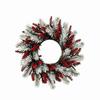 Red Berries Christmas Wreath Pinecones Xmas Ornament Christmas Decorations  Window Hanging
