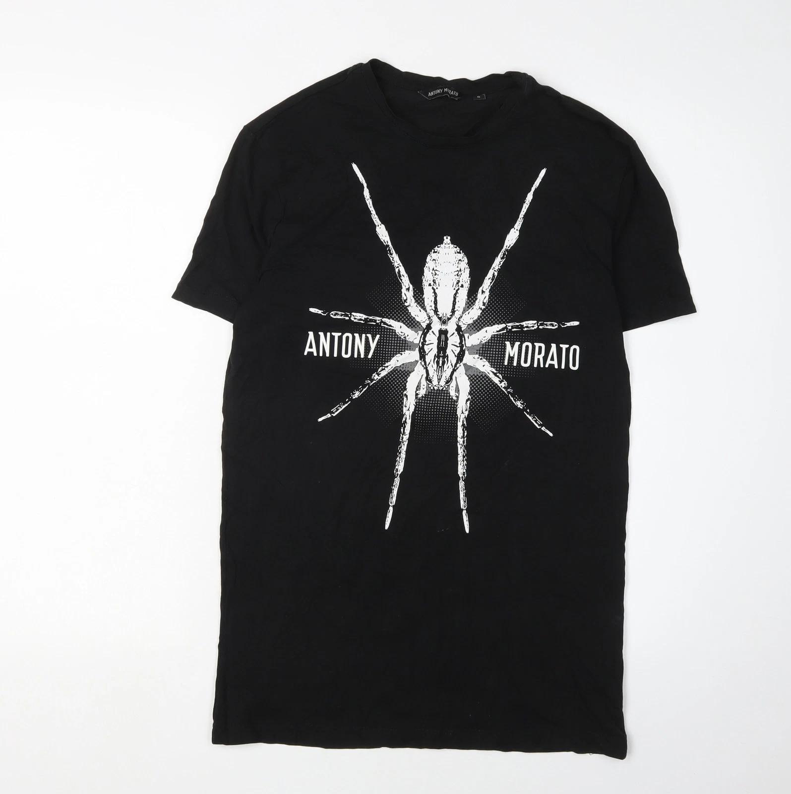 Antony Morato Men s Black Graphic T-Shirt S M