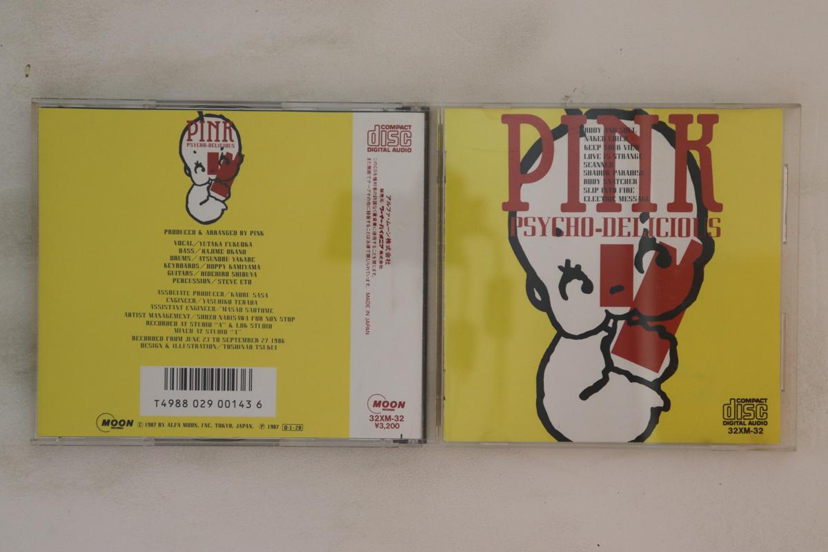 

CD PINK - Psycho Delicious 32XM32 MOON 1987 Япония Японский поп/рок б/у