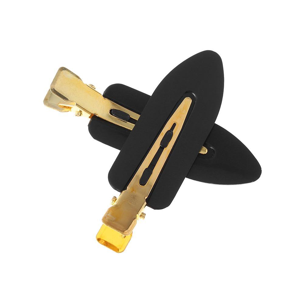 קליפס לאיפור אביזרי סטיילינג קליפס שיער חלק ללא סימן ללא קיפול סיכות שיער לא מתעקמות