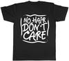 No Hair Dont Care Unisexs Unisexs Ladies TShirt Tee
