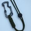 with Paracord Keychain Anti-Loss Rope 2Colors Quick Hanging Buckle  for Camping Hiking