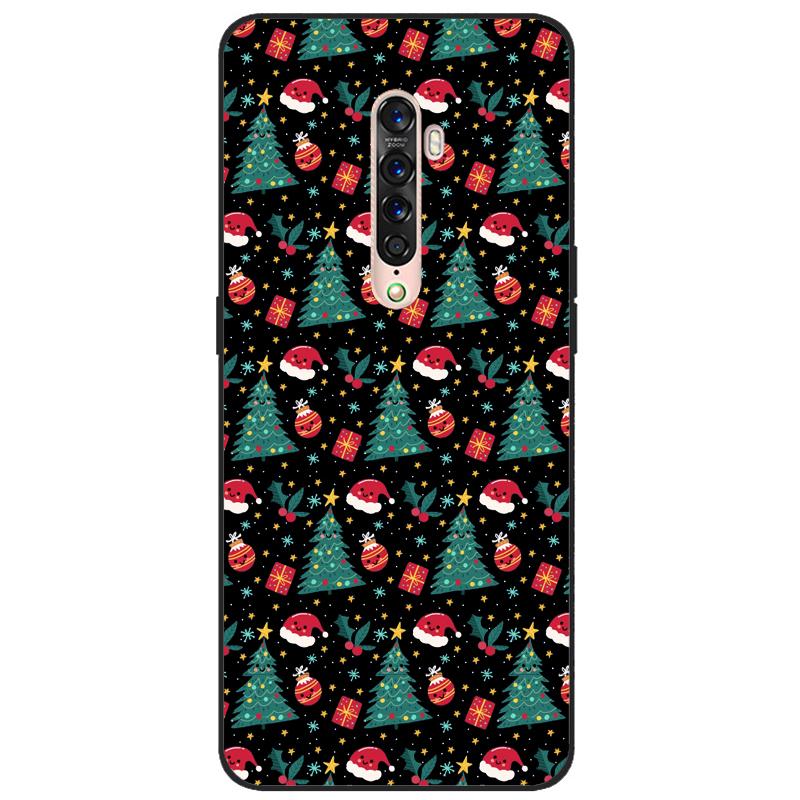 Für OPPO Reno 2 Hülle Weiches TPU-Silikon Cartoon Rückseite Handyhüllen TPU Schwarzer Stoßfänger für Hülle PCKM70, PCKT00, PCKM00, CPH1907