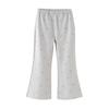 DAVE&BELLA Girls' Summer Knit Flared Long Pants