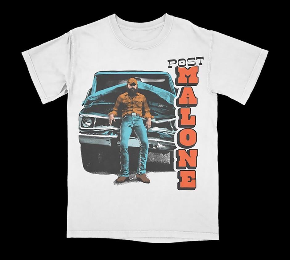 Post Ma*lone F-1 Trillion Truck T-Shirt Size S-5XL Reprint Unisex T-Shirt XXXL