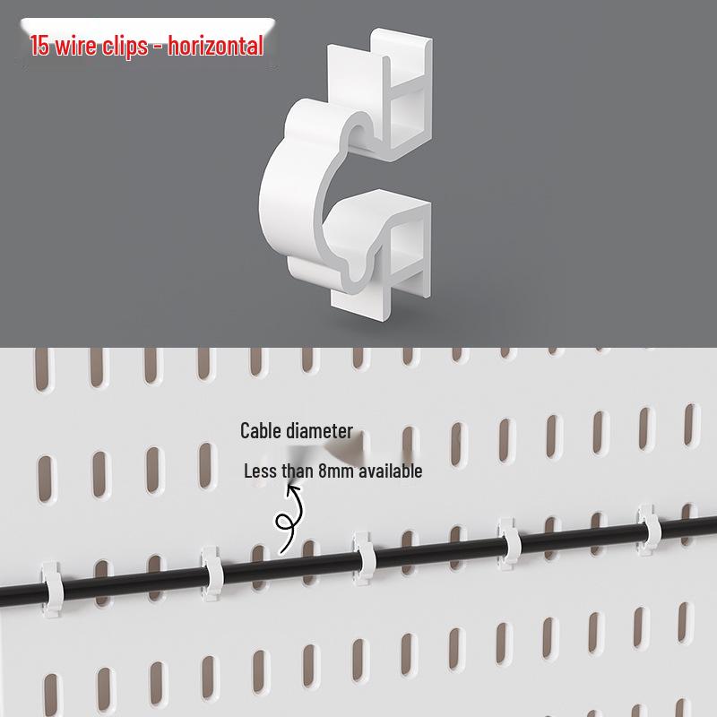 Pegboard Hooks & Baskets for Office, Home, or DIY Desktop Display