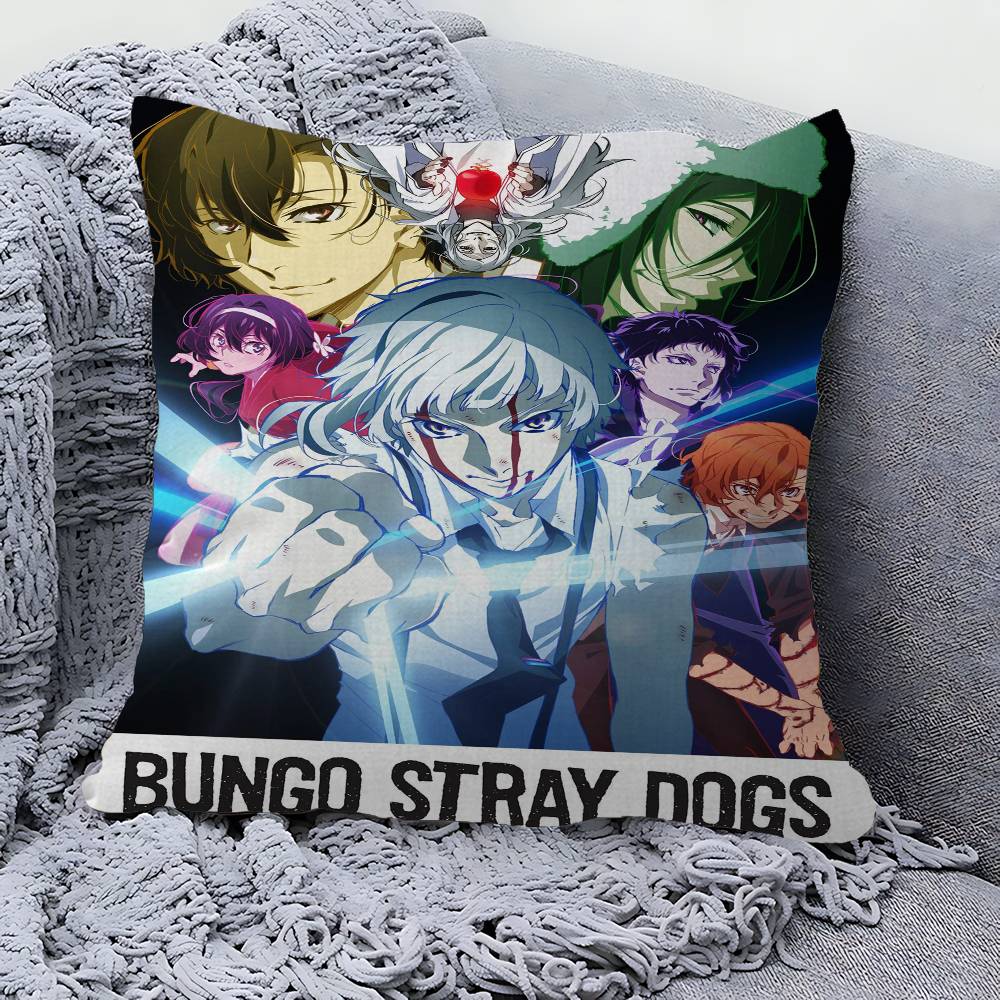 Anime Bungo Stray Dogs pillow cover sofa cushion cover home room decoration children gift
