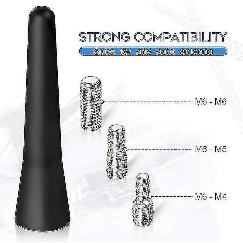 Car Radio Antenna 6.5cm Short Mini Car Antenna, Car FM Dab Antenna with powerful FM/AM/DAB reception - chuan